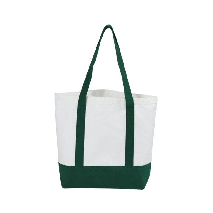 Green Canvas tote bag